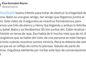 Eiza González así se defendió de quien la señaló de "racista". 