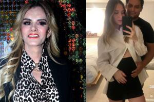 Así anuncio la nuera de Lucía Méndez que espera un segundo bebé.  