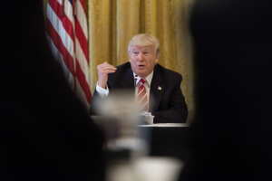 Donald Trump habla en la Casa Blanca el jueves 21 de junio de 2017