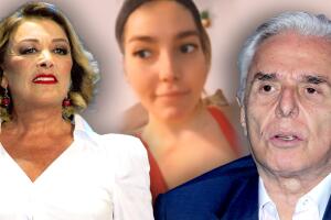 Frida Sofía, Sylvia Pasquel y Enrique Guzmán