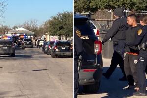 vehículo robar persecución hombre San Antonio Texas