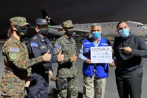 Arrival of Covax vaccines to El Salvador