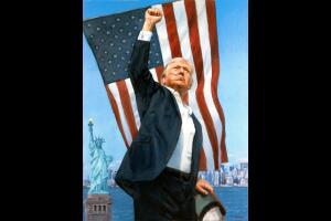 Cuadro de Donald Trump por Nikas Safronov