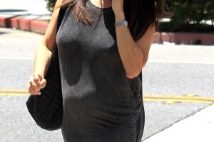Roselyn Sanchez Flashes her Baby Bump in Beverly Hills