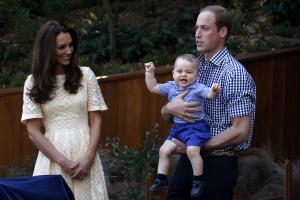 Príncipe William y príncipe George