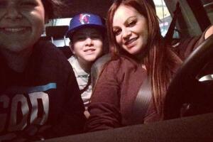 Jenni Rivera y Johnny Angel López Rivera