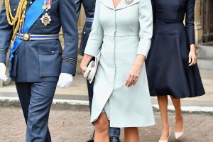 Príncipes William y Harry, Kate Middleton, Meghan Markle