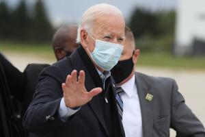 Joe Biden Travels To Michigan To Campaign For President