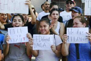 Marchas en Los Ángeles tras el fin de DACA