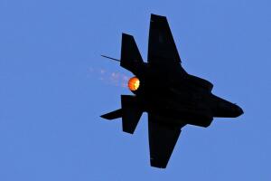 Avión caza F-35A Lighting de la Fuerza Aérea estadounidense.