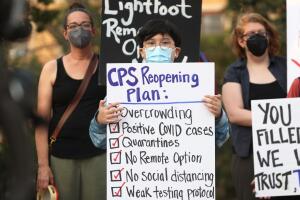 CPS está ignorando los crecientes casos de coronavirus en las escuelas, advierte el Sindicato de Maestros de Chicago.