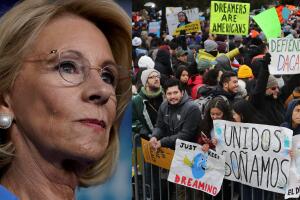 Betsy DeVos estudiantes indocumentados DACA  
