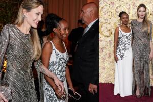 Angelina Jolie y su hija Zahara.