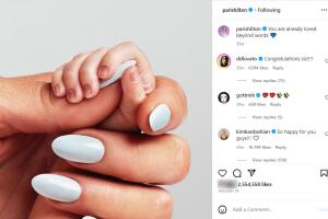 Así anunció Paris Hilton el nacimiento de su hijo