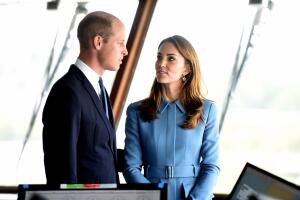 The Duke & Duchess Of Cambridge Attend The Naming Ceremony For The RSS Sir David Attenborough