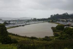 Imágenes de las inundaciones en el condado de Marin, en el norte de California. 8 de enero, 2017.