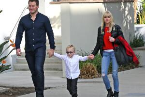 Chris Pratt, Anna Faris, Jack Pratt