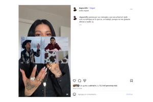 Dagna Mata habló de su trabajo en el video de Nodal.