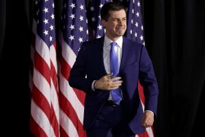 Pete Buttigieg Holds Watch Party Event On Night Of Iowa Caucus