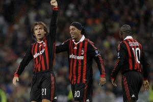 Andrea Pirlo,  Ronaldinho, Clarence Seedorf 