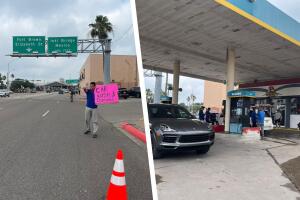 Migrantes lavan autos en frontera texana para reunir el dinero que les permita ir a otras ciudades