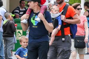 Jeremy Renner y su hijita Ava