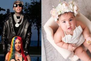 Acusan a Yailin y Tekashi por supuestamente deber "gran cantidad de dinero" tras bautizo de Cattleya 