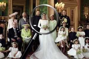 Algo falta en la foto oficial de la boda de Harry y Meghan