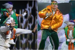 'Fortachín' y Edwin en el primer episodio de Mi Famoso y Yo