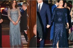 Kate y Meghan look embarazo