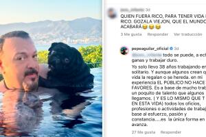 Así respondió Pepe Aguilar a quien lo señaló de presumir una "vida de rico" junto a su perro. 