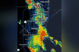 Miami Broward jornada fuertes lluvias tormentas inundaciones