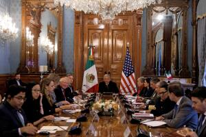 Lopez Obrador reunión Blinken méxico inmigración