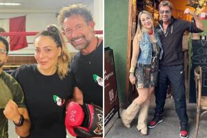 Gabriel Soto y su novia Colibrí Jiménez