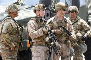 Más de 200 miembros de la Guardia Nacional de California están desplegados en Medio Oriente 