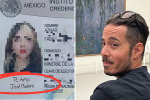 Joven firma su identificación oficial en honor a su cantante favorito