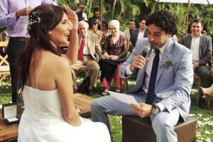 Adriana Louvier y Guto Salas boda