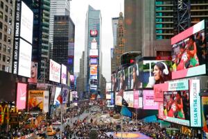 calles nochevieja manhattan nueva york año nuevo times square