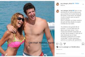 Ana Obregón y su hijo