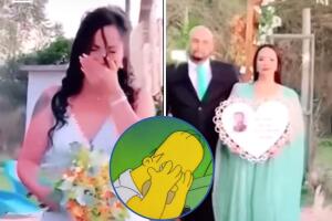 Novia continúa con la ceremonia de su boda, a pesar de que su prometido falleció días antes