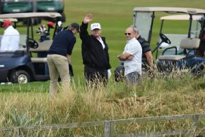 Scotland Protests At The Visit Of United States President Donald Trump