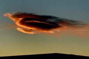Vientos Santa Ana nube