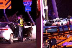 hermanos adolescentes roban auto padrastro choque heridos San Antonio Texas