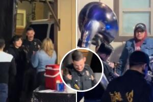 Policías ‘gringos’ llegan a fiesta de mexicanos en Estados Unidos y el final se vuelve viral