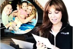 Thalía dona a damnificados