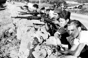 Picture taken during the Spanish Civil War in the
