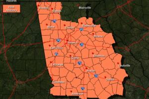 Emiten un aviso por calor para la mayor parte de Georgia, se esperan entre 105 y 109 grados 