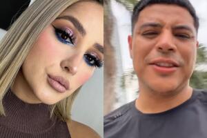 Daisy Anahy se deja ver llena de besos: Eduin Caz parece mandarle indirecta con meme de Mario Bros
