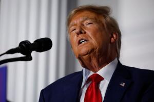 Former President Trump Speaks At His Bedminster Golf Club After Being Arraigned On Federal Charges