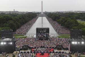 APTOPIX Trump Fourth of July
